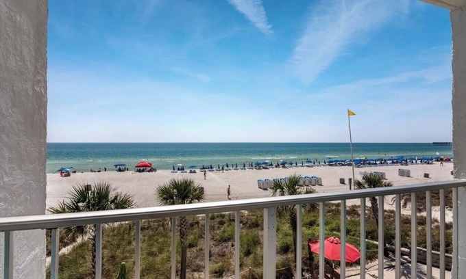 Panama City Beach Condo | 226 Ambassador PETS AOK beachfront 2nd floor