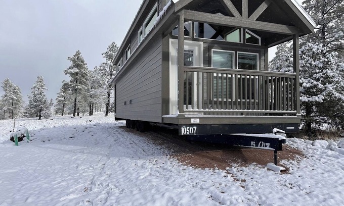 Williams Ski Chalet | 2B Cozy chalet in Beautiful Williams with AC, Wi-Fi, With Forest View and Patio