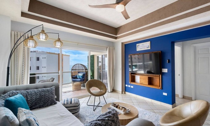 Sandy Beach Apartment | 2BR Mexico Retreat Pool Views