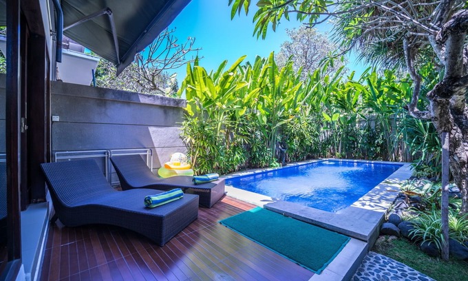 North Legian Villa | 2BR Villa, 7Min Drive To Seminyak Square! - W/Private Pool!
