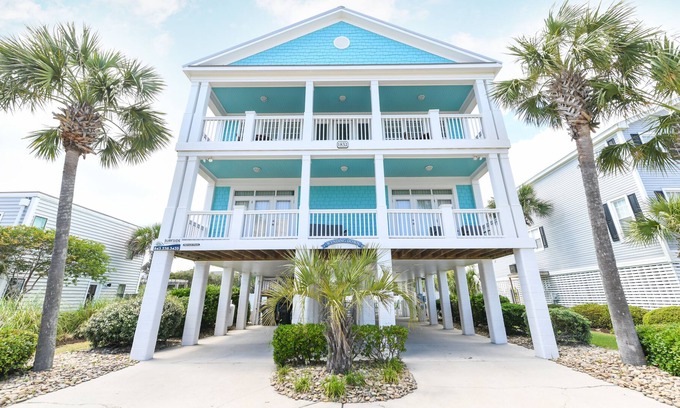 Inlet Harbour House | 2nd Row 6 BR Beach House with a Heated Private Pool! Wynding Down.