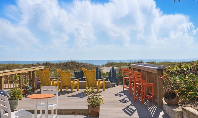 Cocoa Beach Apartment | 2nd Story, 2Bed/1Bath, Fully Remodeled, Private Balcony with Ocean Views
