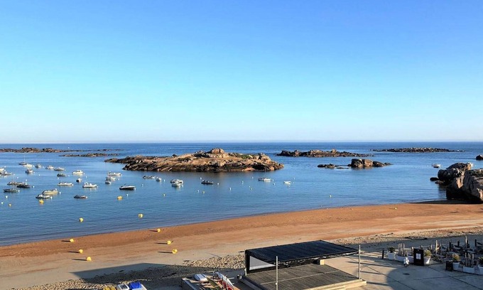 Tregastel Apartment | 3* Apartment with balcony and parking facing Trégastel beach