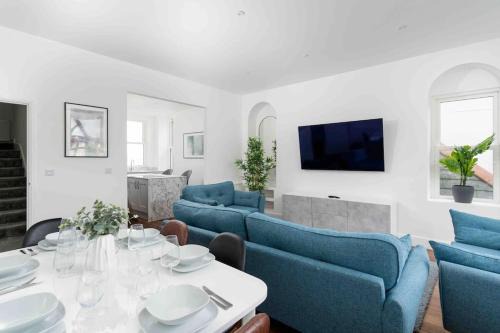 Chysauster Apartment | 3 Bed, sea views, central Penzance,newly renovated