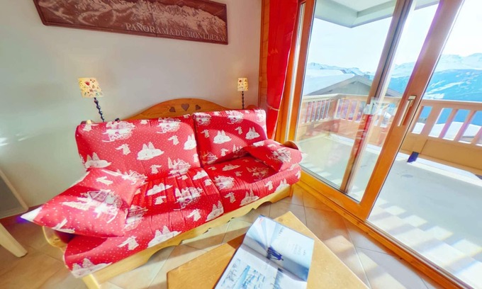 Bisanne 1500 Apartment | 3-Room Apartment with Pool and Parking - Les Saisies, 7 pers