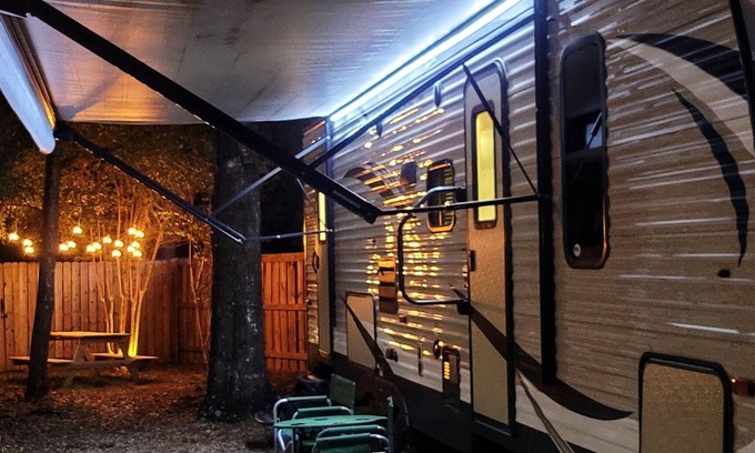 Fort Walton Beach House | 32ft RV with private outdoor area, short drive to the beach