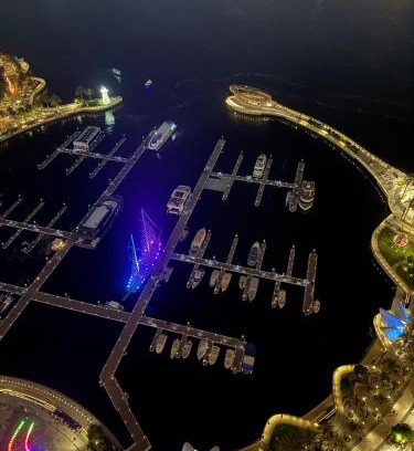 Dubai Apartment | 3403!Dubai SkyLine View! Royal Montania Homes