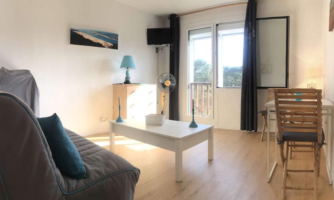 Mimizan Apartment | 350m from the beaches of Mimizan and the forest - Cozy 1* studio - 2/3 people.