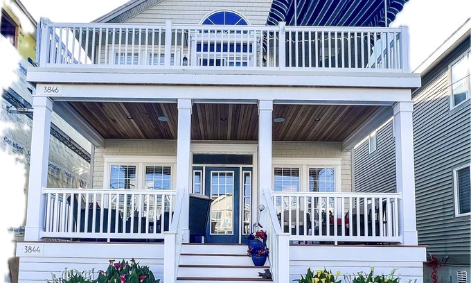 South End Condo | 3844 Asbury Avenue, Ocean City, - 1st Floor Beautiful Condo, 1 Block To Beach