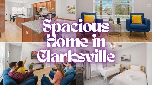 Clarksville Apartment | 3BR 2BA Home with King Queen & Twin Beds