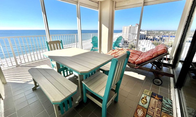 Orange Beach Condo | 3BR Beachfront Gem | Huge Balcony + Stunning Views | Nearly $100K Reno!
