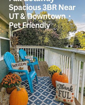 Knoxville Apartment | 3BR Holiday Home Sleeps 6 Fully Equipped Kitchen