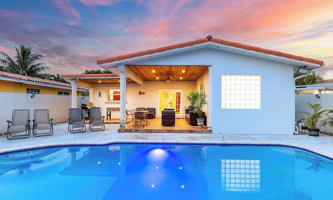 Ludlam House | 3BR Home in Heart of Miami, Pool, Parking