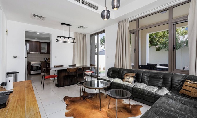Dubai Villa | 3BR Villa with Pool, Tennis Court and Playground