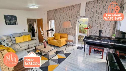 Trafford House | 4 Bed Home in Altrincham by City SuperHost