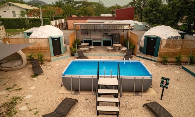 Rio Seco Cabin | 4 Charming Glamping Domes w/AC, WiFi near beautiful Guanacaste beaches w/Pool