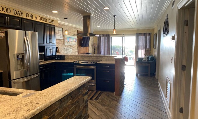 Saint Helena Island Condo | 405 Captain John Fripp Villa - Ocean Front - Ground Level
