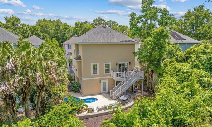 Palmetto Dunes House | 42 Bradley Beach @ Folly Field Beach | Pool | Steps to Sandy Shores | Next to Driessen Beach Park