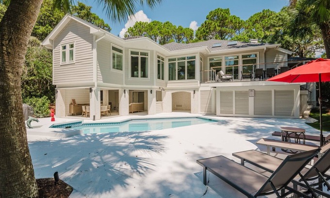 Sea Pines House | 45 S. Sea Pines - Luxury 7 Bedroom with Elevator