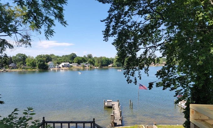 Paw Paw Lake House | 4BR Lake Home on Paw Paw Lake I with Dock