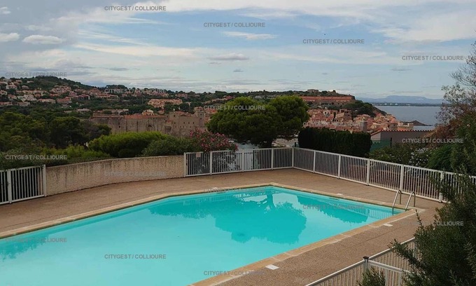 Collioure Apartment | 4HC65 - Sea view apartment with swimming pool