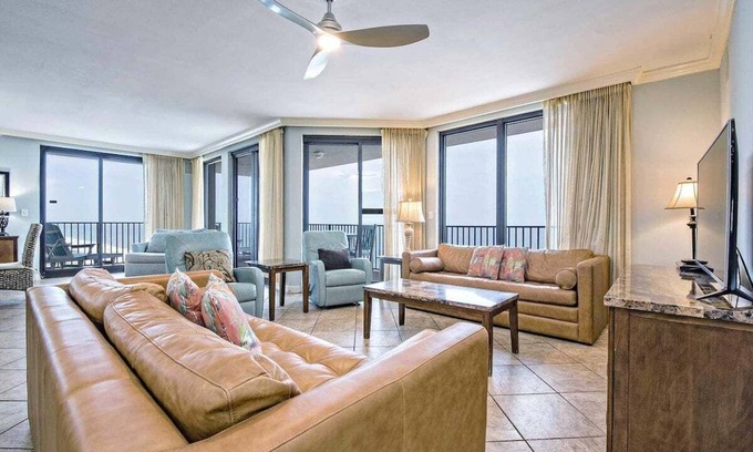 Orange Beach East Condo | 5 Bedrooms at Phoenix X 1517 Your Orange Beach Escape! Gulf Front by Prickett Properties