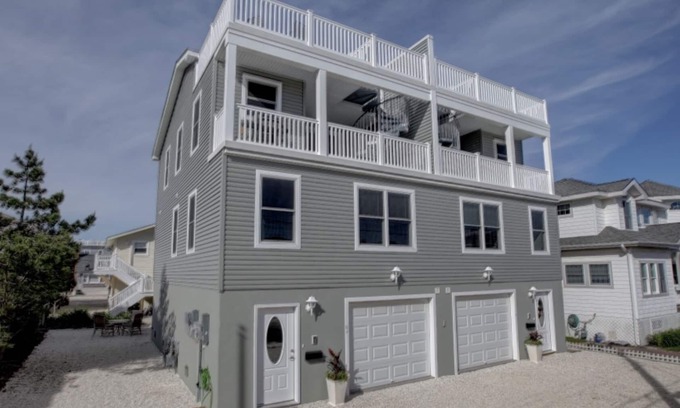 North Beach Haven House | 5 Houses AWAY FROM BEACH! LBI Brand new home available, Unit A Oceanside