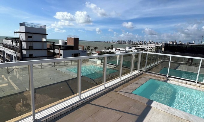 Joao Pessoa Apartment | 50m from the beach, comfortable and best location with great seaside restaurants