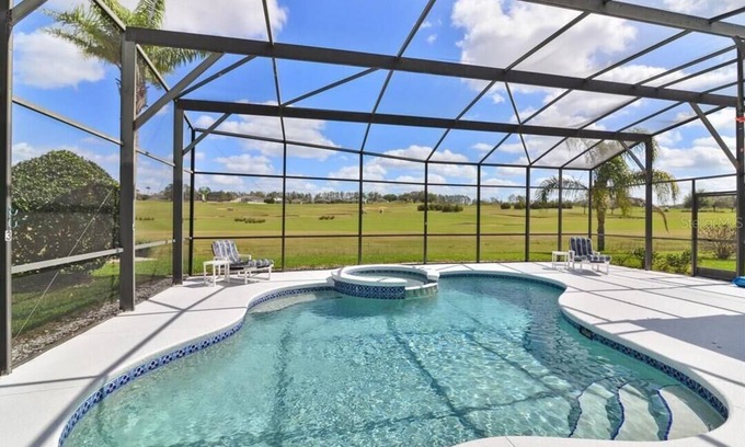 Highlands Reserve Villa | 596-Modern 5 Bed Home Overlooking Golf Course and Conservation Near Disney