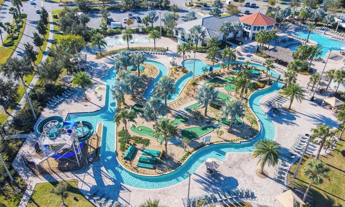 Kissimmee House | 🏝️ 5BR/5BA Home w/Private Pool & Spa, Themed Kids’ Rooms & Resort Water Park | Storey Lake Near Disney