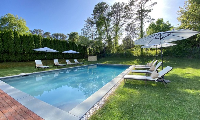 Shinnecock Hills House | 5BR, Luxury Home, Pool, Large Yard , Close to Beach & Town