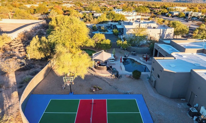 Desert View Village House | 5BR | Pool, Patio, Outdoor TV & In-Pool Hoops