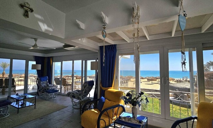 Ain Sokhna House | 6 beds/Beachfront Redsea Chalet Gorgeous View