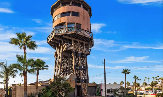 Seal Beach Apartment | 87-ft Water Tower with Elevator and 360 Panoramic Views