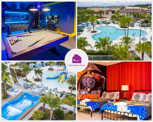 Four Corners House | 9012 FlowRider Surf Clubhouse Magical Home with game room inside