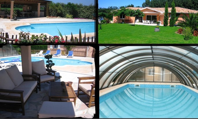 Benesse-Maremne House | A 10 min beaches Hossegor - Capbreton. Pool with shelter. Petanque. Trampoline