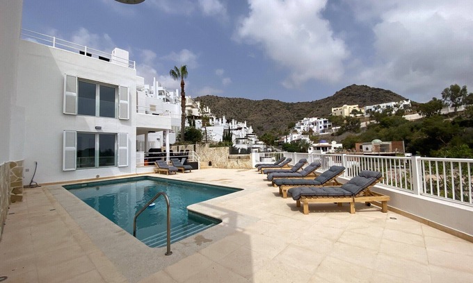 La Parata Villa | A stunning modern villa overlooking the valley and Mojacar Playa.