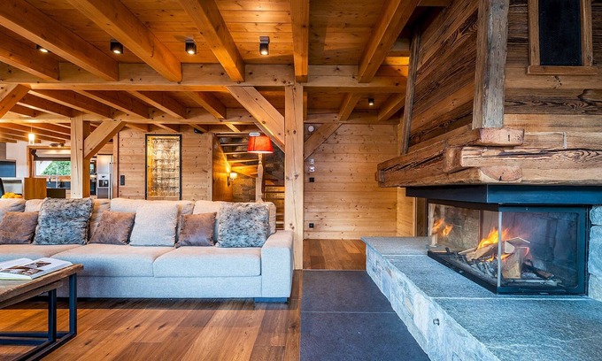Les Gets Ski Chalet | ABACHI - Luxury chalet with fireplace and sauna