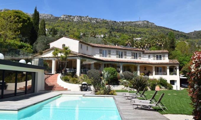 Vence Villa | Absolute quiet luxury villa, 15m swimming pool, open view to the sea, spas