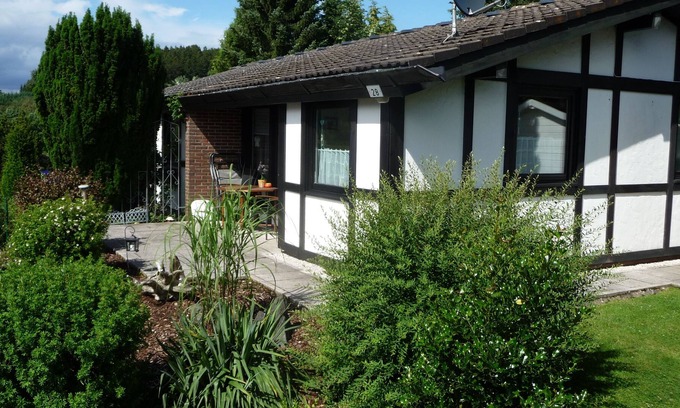 Feriendorf Hennesee House | Accommodation Ferienhaus am Hennesee Hiking with dog, fishing on Hennesee lake view