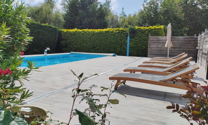 Lit-et-Mixe House | Adorable Landes house with swimming pool