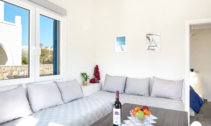 Perissa Apartment | Aegean Blue Santorini Perissa II near the beach with Private Terrace & Wi-Fi