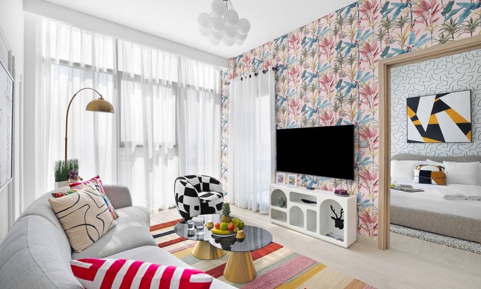 Dubai Apartment | Aesthetic 1BR Apt with City View