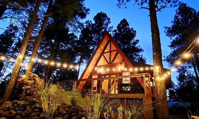 Kachina Village Cabin | Aframe*Hiking Trails*Grill*AlFresco Dine*Fireplace