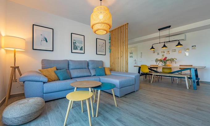 Tarifa Apartment | Africa views, 3 terraces, WIFI (fibre) and parking