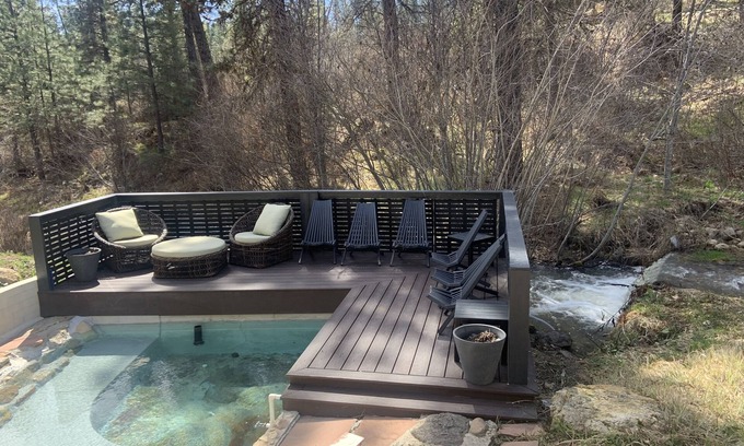 Garden Valley Cabin | Agua Caliente - Private Hot Spring Cabin and year round creek!