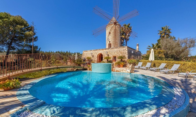 Ariany Villa | Air-Conditioned Country House with Tower, Pool, Terraces, Wi-Fi and Gorgeous Garden