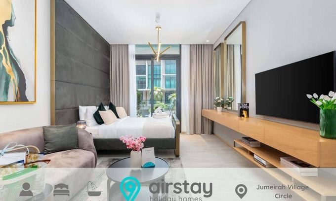 Jumeirah Village Circle Apartment | Airstay | Studio Retreat | Pool Views | JVC