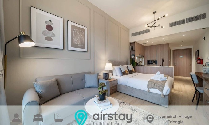 Jumeirah Village Triangle Apartment | Airstay | Stylish Studio | JVT | Community Views