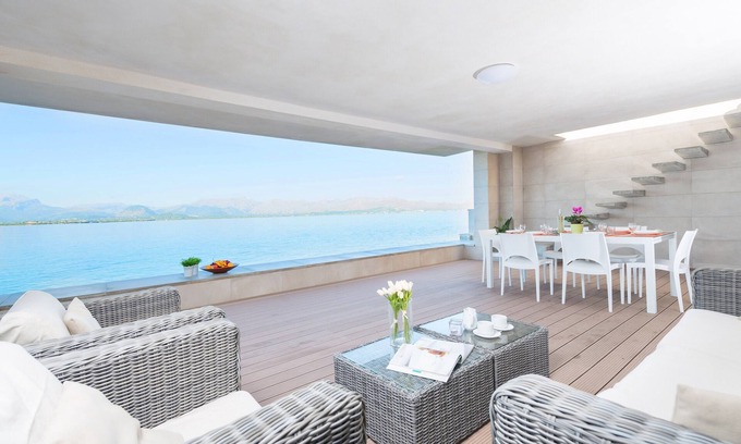 es Bacares House | AIXA - Chalet with sea views in Es Barcarés - Alcúdia . Free WiFi